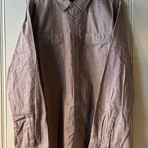 The North Face Brown and Gray Shirt